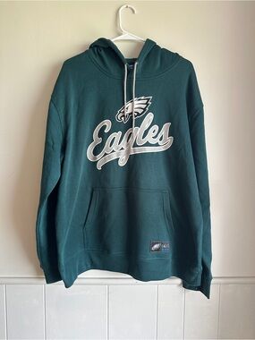 Philadelphia Eagles Men’s Crewneck Hoodie - Deep Green